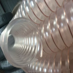 Flexible Abrasion resistant Transparent Pu Spiral Hose