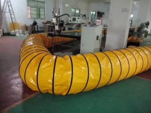 Flexible Air Duct 350mm Diameter PVC Spiral Fire Retardant Pipe Hose Ducting