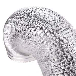 Flexible Air Duct Custom Heat Resistant Insulated Aluminum Foil Corrugated Tube Flexible Air Duct Hose Pipe