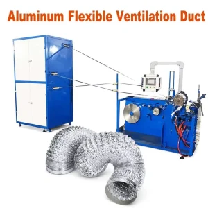 Flexible Aluminum Duct Exhaust Air Pipe Forming Machine for Air Conditioner Ventilation Hose Production
