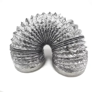 Flexible Aluminum Foil Fireproof Duct for HVAC Systems Easy Install Hospital Use