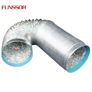Flexible Aluminum Foil Telescopic Air Duct High Temperature Resistant Exhaust Hose Ventilation Hardware Accessory