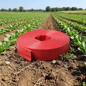 Flexible Anti UV PVC Layflat Water Discharge Hose Abrasion Resistant for Agriculture