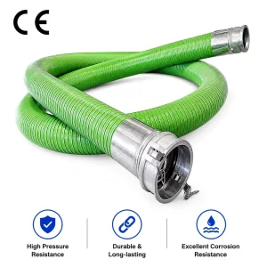 Flexible Black Chemical Delivery Hose Made of Food Grade Rubber Used for Transporting Beer Beverages and Oil