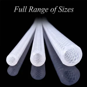 Flexible Braided High Pressure Heat Resistant Food Medical Grade 9mm 10mm 12mm 16mm 21mm Silicone Hose Silicone Pipe