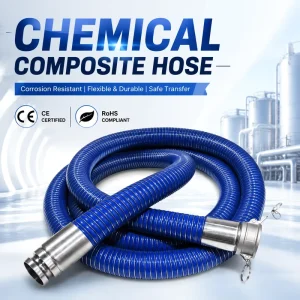 Flexible Chemical Composite Hose Anti Static Chemical Resistant Hose for Oil Fuel Solvent Transfer Industrial Applications