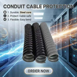 Flexible Conduit DN20 PVC Coated Steel Flexible Hose Cable Electrical Flex Hose Corrugated Electrical Conduit