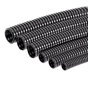 Flexible Conduit PA Corrugation Pipe Cable Protection Pipe Nylon Corrugated Hose Flame Retardant Corrugated Tube