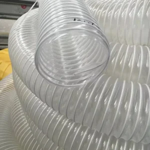 Flexible Corrugated Transparent Clear PVC Duct Hose for Dust Extraction