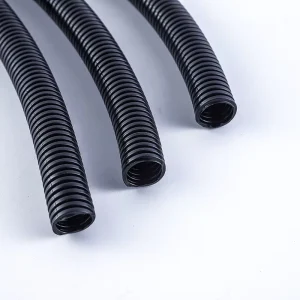 Flexible Corrugated Wire Conduit PP PA PE Flame Retardant Wear Resistant Hose Wire Conduit Protective