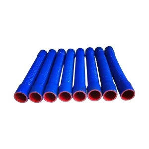 Flexible Custom 3 6 Layer Steel Wire Reinforced Fluorosilicone Radiator Corrugated Air Intake Hose Pipe Tubing Cutting Service
