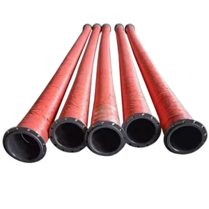Flexible Customized Large Diameter Wear Resistance Rubber Suction and Discharge Hose with Flange