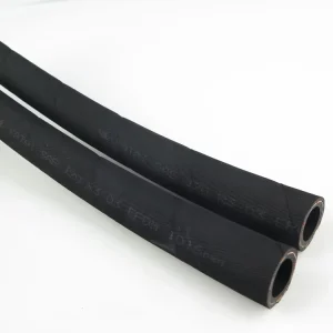 Flexible Customized One-Layer Braided Rubber Hot Water and Steam Pipe Steam Hose 210℃ Steel Wire Reinforced
