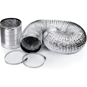 Flexible Dryer Vent Hose Duct Aluminium Foil Flexible Duct for HVAC