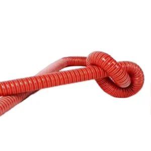 Flexible Duct Heat Resistant Made of Silicone Coated Glass Fibre Fabric With Steel Wire Pipe