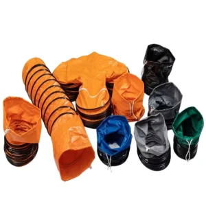 Flexible Duct for Underground Fire Exhaust HVAC Systems Part PVC Air Duct Spiral Duct Flex Duct Heat Retardant PVC Pipe