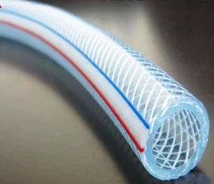 Flexible Durable Clear PVC Braided Reinforced Industrial Food Grade Hoses Heat Resistant Non-Toxic Transparent for Air/Water
