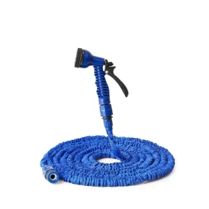 Flexible Durable Lightweight and Expandable Magic Hose with 9 Pattern ABS Spray Nozzle for Garden Watering