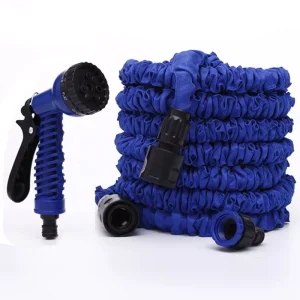 Flexible Durable Multi Function Portable Adjustable Polyester Latex Expandable Anti UV Garden Hose 3X Retractable 25ft 150 PSI