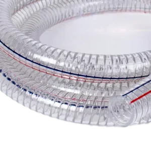 Flexible Durable PVC Spiral Steel Wire Hose for Agricultural Pump Machine Spring Hose