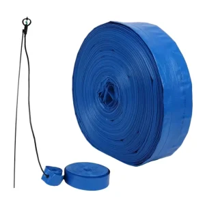 Flexible Durable Pre Punched Irrigation Tubing Pre drilled Irrigation Woven Lay Flat Hose Nozzle Kit for Agriculture Irrigation