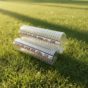 Flexible Durable Steel Wire Reinforced Rubber Hose Pressure Resistant Anti Flattening