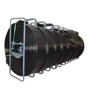 Flexible Durable TPU Layflat Hose 8-20 Inch Sizes 200m Per Reel High Pressure Non-Toxic Anti-UV Oilfield Fracking Water