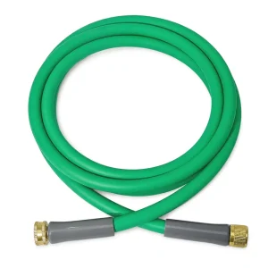 Flexible EPDM Garden Water Hose with Brass Male and Female Fittings UV Resistant Anti Kink Outdoor Irrigation Hose