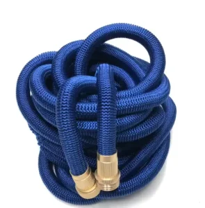 Flexible Expandable Rubber Garden Hose 100ft High Pressure Durable Easy Storage