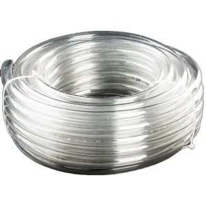 Flexible Extruded Transparent PVC Clear Hose Eco Friendly & Non Toxic UV Resistant Heat Resistant 50m Length for Garden Use