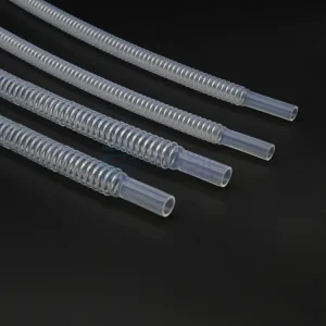 Flexible FEP Pipe Corrosion Proof Clear Chemical Tubing Industrial Fuel Transfer Hose