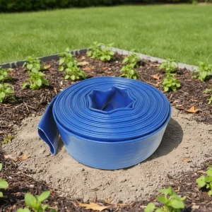 Flexible Farm Irrigation PVC Layflat Lay Flat Drain Hose Pipe for Agriculture 2 4 bar 1.5 3 4 5 6 8 Inch