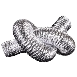 Flexible Fire Resistant Air Ducting Dryer Vent Hose Aluminium Foil Pipe Flexible Smoke Duct Hose for Ventilation Raw Material