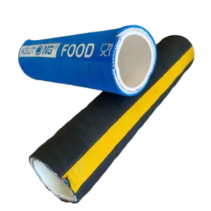 Flexible Food Grade Rubber Hose with Flange for Edible Oil Conveying