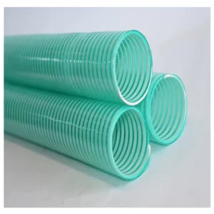 Flexible Green Red Spiral PVC Water Suction Hose 4” 6” 8” High Pressure Pipe Pump Suction and Delivery Hose