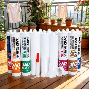 Flexible HDPE Rubber Hose Empty Cartridge Silicone Sealant Bottle Plastic Silicone Sealant Tube for Construction DIY Sealants