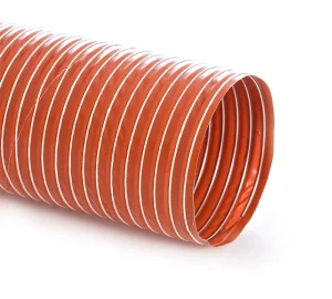 Flexible Heat Resistant Silicone Duct Hose High Temperature Silicone Duct Pipe in Red or Black Color for Hot Air Transmission