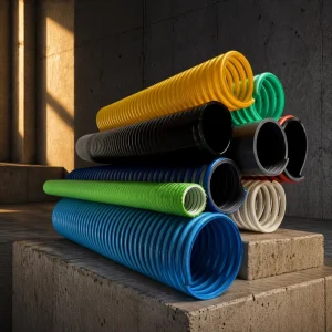 Flexible Heavy Duty High Pressure PVC Helix Suction Hose Pipe Water Pump Industrial Spiral Corrugated Tube 100m