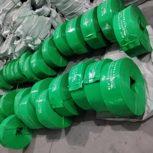 Flexible Heavy Duty PVC Lay Flat Hose for Agriculture Industrial Garden with Custom Cutting Service