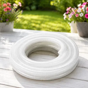 Flexible High Intensity Polyester Reinforced PVC Braided Garden Hose Pipe