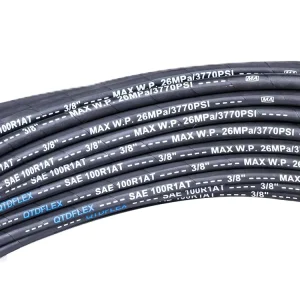 Flexible High Pressure 2sn/1sn 5/8″ 3/4inch Steel Wire Braided Hose Press Hydraulic Rubber for Tractor with Labels