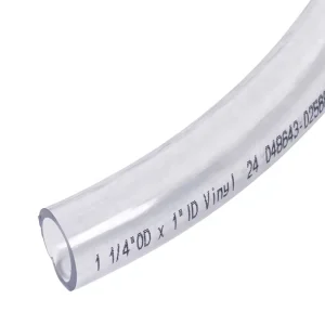 Flexible High Pressure Durable Air Water Tubing Customizable Transparent PVC Clear Hose