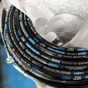 Flexible High Pressure Rubber Hydraulic Hose EN Standard 6mm-19mm Oil Resistant Smooth Hydraulic Tube