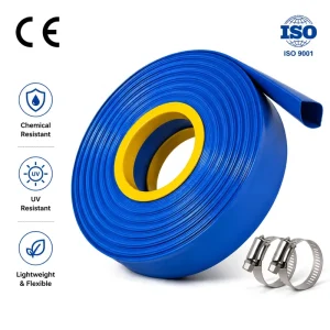 Flexible Lightweight PVC Pipes for Agricultural Irrigation ISO Certified Manufacturer Irrigation Hoses
