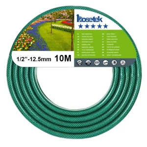 Flexible Outdoor Garden Watering 1/2 PVC Garden Hose 10m Hose Reel