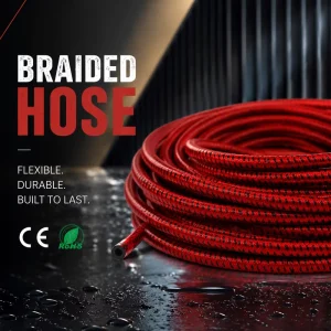 Flexible Outer Braided Hose High Pressure Rubber Tube Reinforced Hydraulic Hose Industrial Application Manufacturer