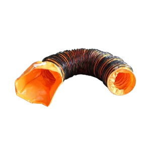 Flexible PVC Air Blower Ducting Hose with Axial Flow Fans for Warehouse Ventilation