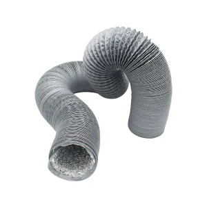 Flexible PVC Aluminum Foil Composite Insulated Heat Resistant Energy Saving Air Conditioner Duct Hose Outdoor Use Hospitals Gyms