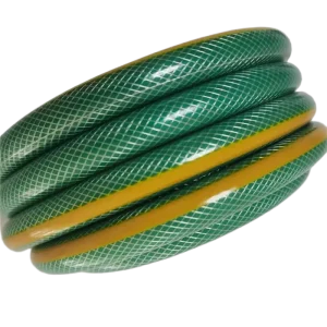 Flexible PVC Braided Hose High Pressure Garden Hose 3/8” 1/2” 3/4” 25ft 75ft 100ft