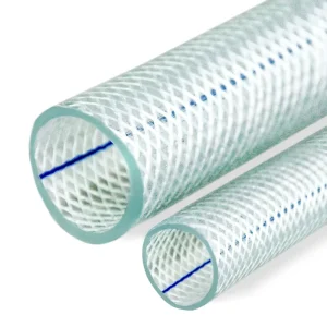 Flexible PVC Clear Nylon Braided Hose Clear Fiber Reinforced PVC Water Hose Plastic Tube